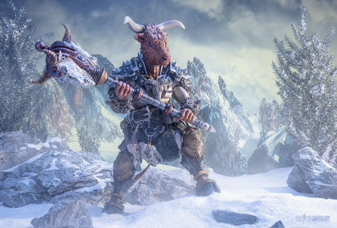 Four Horsemen Studios Mythic Legions: Rising Sons Regarionn (Ogre-Scale) Action Figure