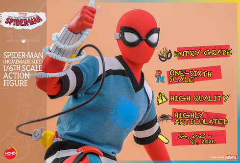 HONŌ STUDIO Your Friendly Neighborhood Spider-Man (Homemade Suit) 1/6 Action Figure