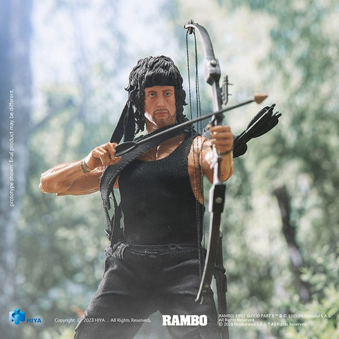 Hiya Toys Rambo First Blood II John Rambo Exquisite Super Series 1/12 Action Figure