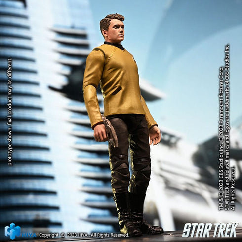 Hiya Toys Star Trek 2009 Chekov Exquisite Mini 1/18 Action Figure