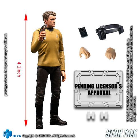 Hiya Toys Star Trek 2009 Chekov Exquisite Mini 1/18 Action Figure