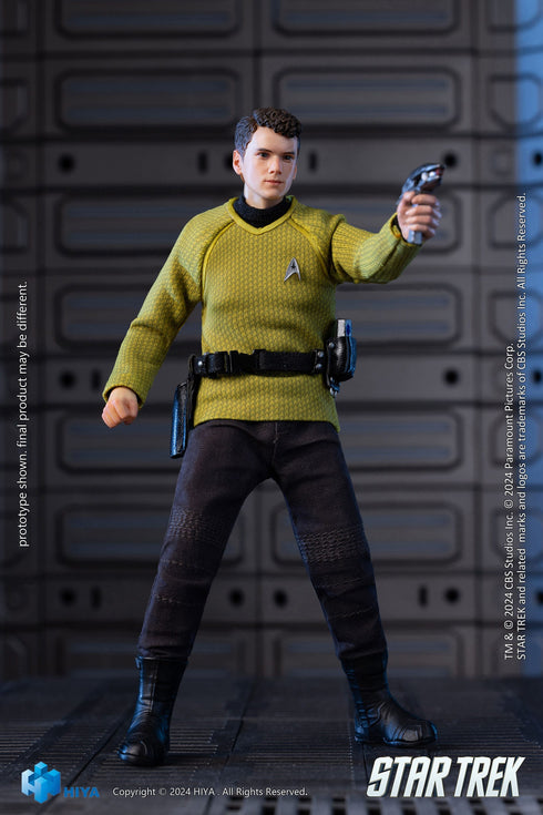 Hiya Toys Star Trek 2009 Chekov Exquisite Super Series 1/12 Action Figure
