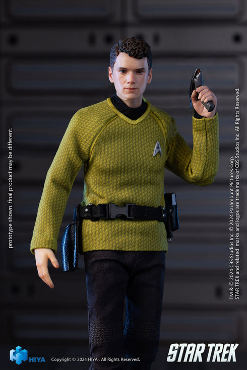 Hiya Toys Star Trek 2009 Chekov Exquisite Super Series 1/12 Action Figure