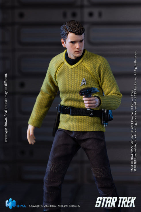 Hiya Toys Star Trek 2009 Chekov Exquisite Super Series 1/12 Action Figure