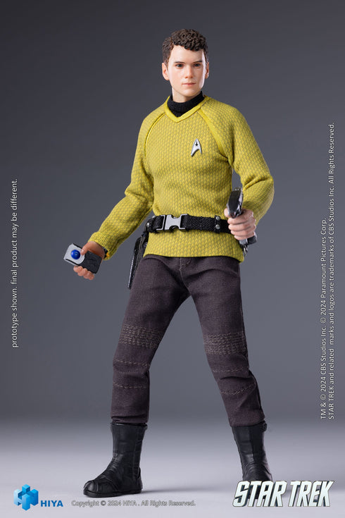 Hiya Toys Star Trek 2009 Chekov Exquisite Super Series 1/12 Action Figure
