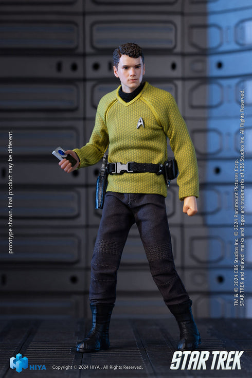 Hiya Toys Star Trek 2009 Chekov Exquisite Super Series 1/12 Action Figure