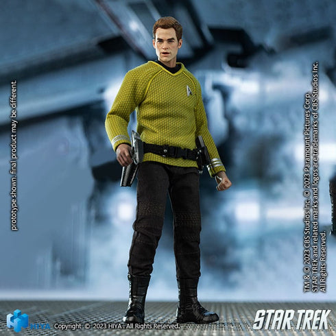 Hiya Toys Star Trek 2009 James T. Kirk Exquisite Super Series 1/12 Action Figure