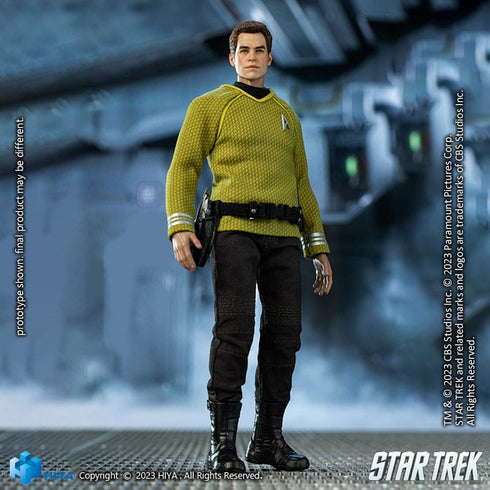 Hiya Toys Star Trek 2009 James T. Kirk Exquisite Super Series 1/12 Action Figure