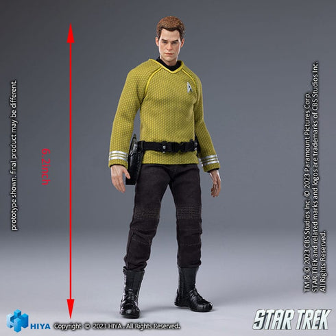 Hiya Toys Star Trek 2009 James T. Kirk Exquisite Super Series 1/12 Action Figure