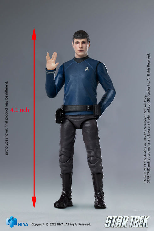Hiya Toys Star Trek 2009 Spock Exquisite Mini 1/18 Action Figure