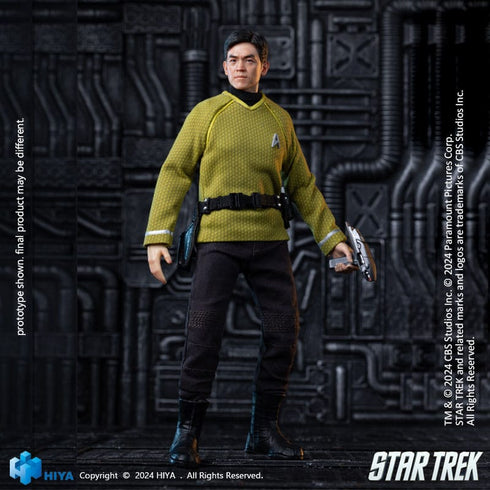 Hiya Toys Star Trek 2009 Sulu Exquisite Super Series 1/12 Action Figure