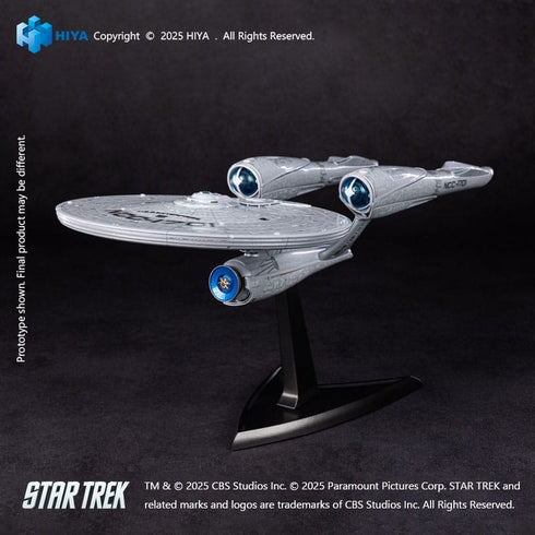 Hiya Toys Star Trek Strange 2009 REPLICAart Series Light Up Starship SS Enterprise NCC-1701 Replica