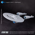Hiya Toys Star Trek Strange 2009 REPLICAart Series Light Up Starship SS Enterprise NCC-1701 Replica