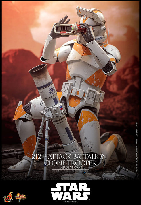 Hot Toys 212th Attack Battalion Clone Trooper (Deluxe Version) - Star Wars: The Clone Wars - MMS852 - 1/6 Scale Collectible Figure