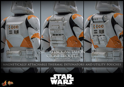 Hot Toys 212th Attack Battalion Clone Trooper (Deluxe Version) - Star Wars: The Clone Wars - MMS852 - 1/6 Scale Collectible Figure