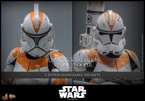 Hot Toys 212th Attack Battalion Clone Trooper (Deluxe Version) - Star Wars: The Clone Wars - MMS852 - 1/6 Scale Collectible Figure