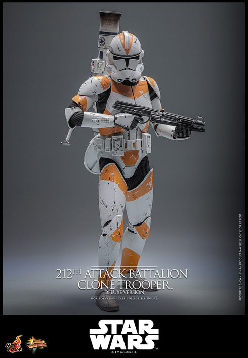 Hot Toys 212th Attack Battalion Clone Trooper (Deluxe Version) - Star Wars: The Clone Wars - MMS852 - 1/6 Scale Collectible Figure