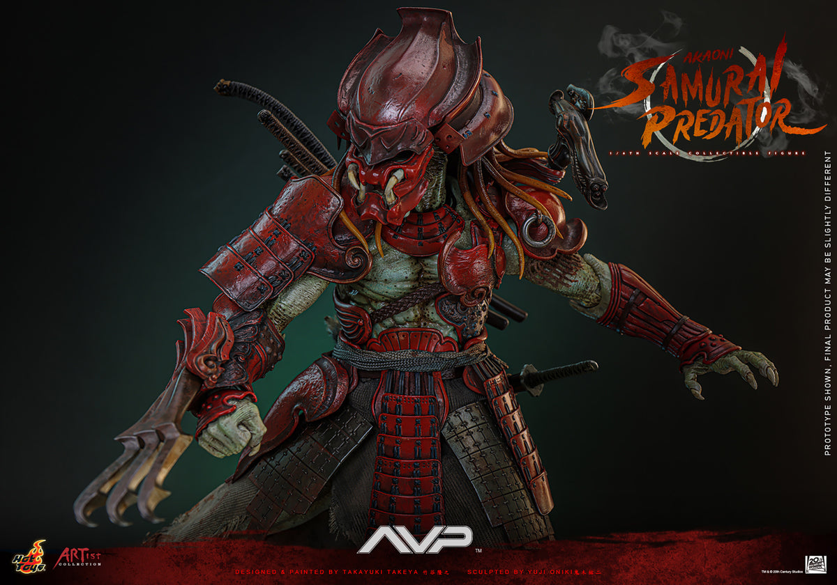 Hot Toys Akaoni Samurai Predator - Alien vs. Predator - AC06 - 1/6 
