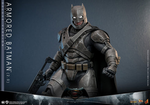 Hot Toys Batman v Superman: Dawn of Justice Movie Masterpiece Armored Batman 2.0 (Deluxe Version) 1/6 Action Figure