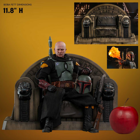 Hot Toys Boba Fett (Repaint Armor) and Throne Special Edition - Star Wars The Mandalorian - TMS056B - 1/6 Scale Collectible Figure