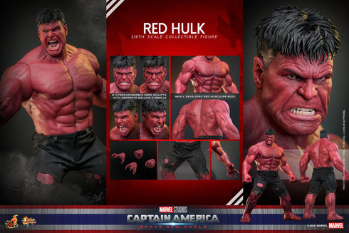 Hot Toys Red Hulk - Captain America: Brave New World - MMS797 - 1/6 Scale Collectible Figure