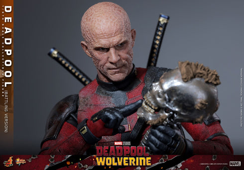 Hot Toys Deadpool (Battling Version) - Deadpool & Wolverine - MMS782 - 1/6 Scale Collectible Figure