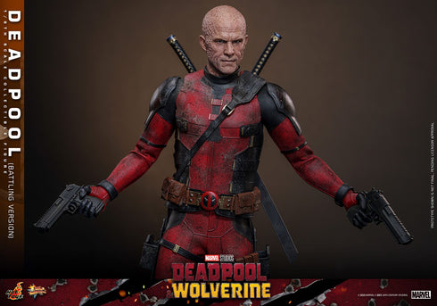 Hot Toys Deadpool (Battling Version) - Deadpool & Wolverine - MMS782 - 1/6 Scale Collectible Figure