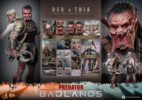 Hot Toys Dek & Thia - Predator: Badlands - MMS850 - 1/6 Scale Collectible Figure Set