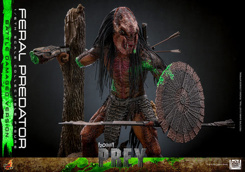 Hot Toys Feral Predator (Battle Damaged Version) - Prey - TMS173 - 1/6 Scale Collectible Figure