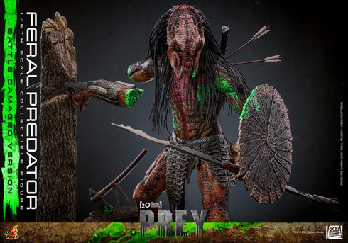 Hot Toys Feral Predator (Battle Damaged Version) - Prey - TMS173 - 1/6 Scale Collectible Figure