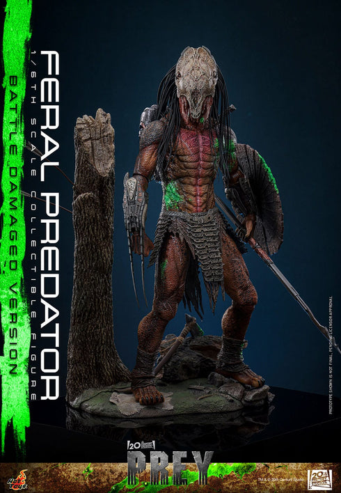 Hot Toys Feral Predator (Battle Damaged Version) - Prey - TMS173 - 1/6 Scale Collectible Figure