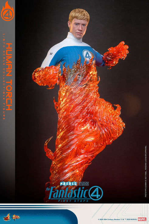 Hot Toys Human Torch - The Fantastic Four: First Steps - MMS829 - 1/6 Scale Collectible Figure