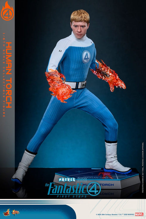 Hot Toys Human Torch - The Fantastic Four: First Steps - MMS829 - 1/6 Scale Collectible Figure