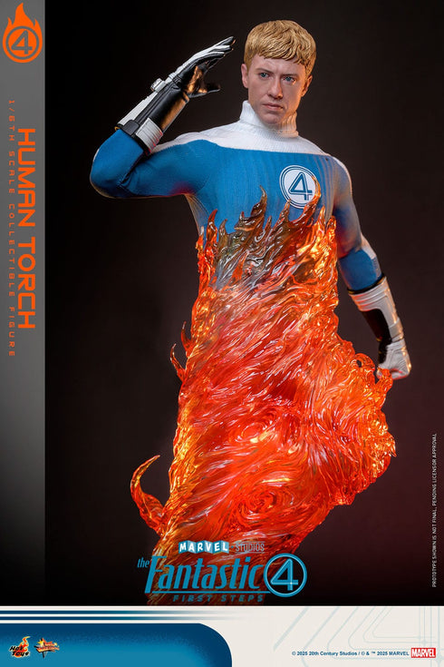 Hot Toys Human Torch - The Fantastic Four: First Steps - MMS829 - 1/6 Scale Collectible Figure