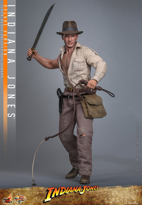 Hot Toys Indiana Jones (Deluxe Version) - Indiana Jones and the Temple of Doom - MMS861 - 1/6 Scale Collectible Figure