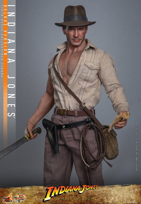 Hot Toys Indiana Jones (Deluxe Version) - Indiana Jones and the Temple of Doom - MMS861 - 1/6 Scale Collectible Figure