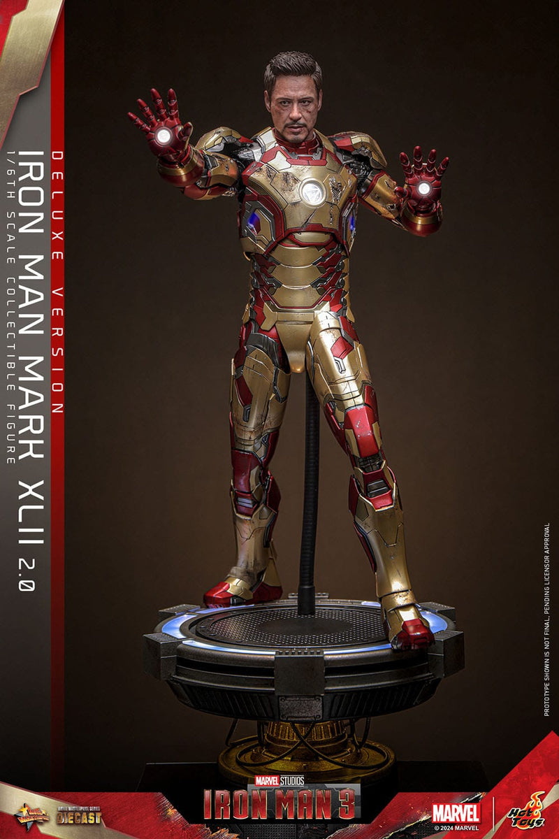 Hot Toys Iron Man Mark XLII (2.0) Deluxe - Iron Man 3 - MMS759D66
