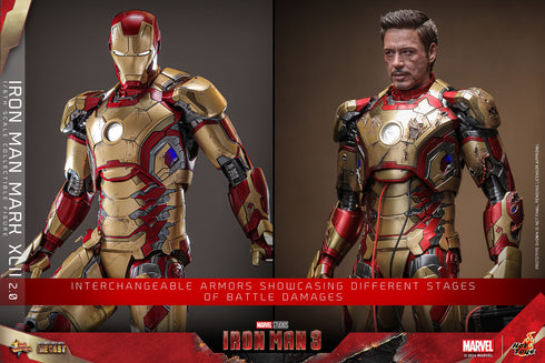 Hot Toys Iron Man Mark XLII (2.0) - Iron Man 3 - MMS758D65 - Diecast 1/6 Scale Collectible Figure
