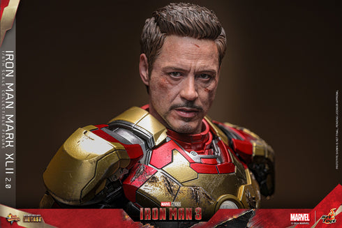 Hot Toys Iron Man Mark XLII (2.0) - Iron Man 3 - MMS758D65 - Diecast 1/6 Scale Collectible Figure