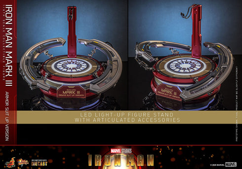 Hot Toys Iron Man Mark III (Armor Suit Up Version) - Iron Man - MMS825D72 - Diecast 1/6 Scale Collectible Figure