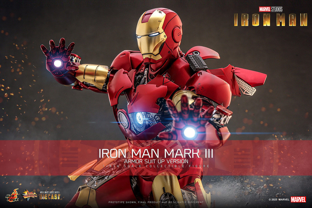 Hot Toys Iron Man Mark III (Armor Suit Up Version) - Iron Man