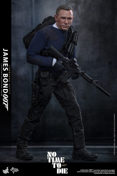 Hot Toys No Time To Die James Bond (Commando Outfit) 1/6 Action Figure