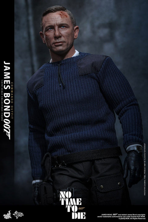Hot Toys No Time To Die James Bond (Commando Outfit) 1/6 Action Figure