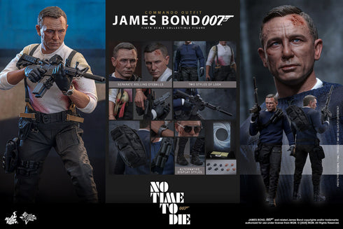 Hot Toys No Time To Die James Bond (Commando Outfit) 1/6 Action Figure