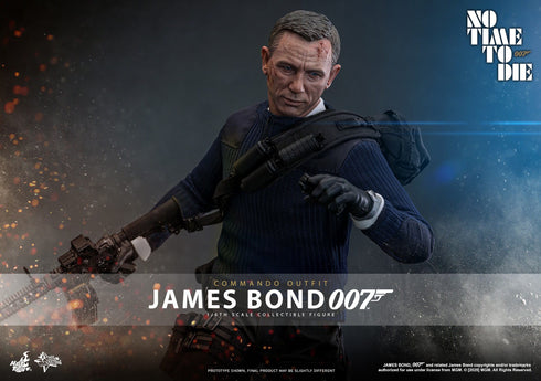 Hot Toys No Time To Die James Bond (Commando Outfit) 1/6 Action Figure