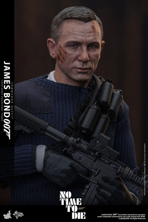 Hot Toys No Time To Die James Bond (Commando Outfit) 1/6 Action Figure