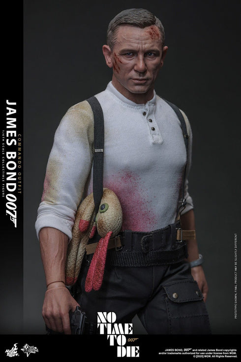 Hot Toys No Time To Die James Bond (Commando Outfit) 1/6 Action Figure