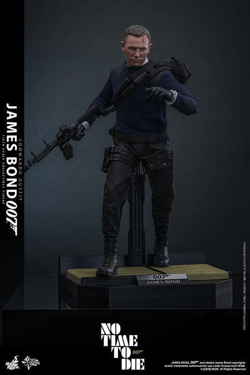 Hot Toys No Time To Die James Bond (Commando Outfit) 1/6 Action Figure