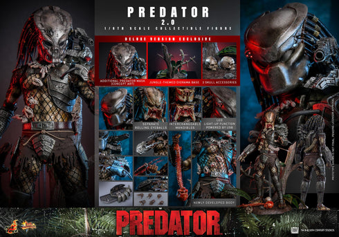 Hot Toys Predator (2.0) Deluxe Version - Predator (1987) - MMS817 - 1/6 Scale Collectible Figure