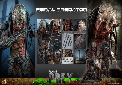 Hot Toys Prey Feral Predator 1/6 Action Figure